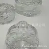 30ml50ml100ml En Stock Venta al por Mayor Botella de Perfume Plana Redonda Botella de Vidrio Transparente con Patrón de Alta Gama Spray Portátil