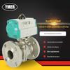 Válvula de esfera pneumática de dupla ação em aço inoxidável DN50 2 polegadas flange para vapor padrão americano válvula de corte pneumática 150PPFQ + PH