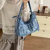 Bolso de Mezclilla para Mujer 2026 Nuevo Primavera y Verano Moderno Súper Popular Bolso Tote para Viajar Gran Capacidad Bolso de Hombro de Mano