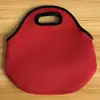 Venta al por mayor de fábrica Material de neopreno Bolsa de almuerzo para estudiantes y niños Amazon Neopreno Moda Almuerzo Aislado Bolsa Lonchera