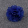 Venta al por mayor de fábrica 10 cm hecho a mano diy flor de gasa flor con forma de Joker accesorios para ropa accesorios flor falsa flor de tela