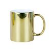 Caneca Eletrogalvanizada com Transferência de Calor Dourada Caneca Eletrogalvanizada Prateada Caneca para Sublimação com Logotipo Personalizado Caneca Revestida