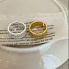 Anillo de Cuentas de Transferencia de Espiga de Trigo con Diamantes Estilo Transfronterizo para Mujer, Lujo Ligero, Gama Alta, Personalizado, Moderno y Versátil