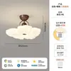 Lámpara de Burbuja de Nube Estilo Medieval Crema Lámpara de Techo Corona Dormitorio Cálido Estudio Habitación Infantil Lámparas Casuales