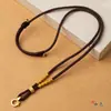Cordão de Pingente Ajustável, Cordão para Colar com Pingente de Jade, Cordão Trançado à Mão com Fecho, Cordão para Pingente de Buda, Adequado para Homens e Mulheres