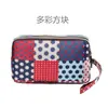Nova bolsa de mão feminina moda bolsa para celular porta-moedas Mini Lona Oxford casual bolsa de mão de três compartimentos