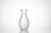 Punto Fabricante Fuente Mayorista Botella de Aromaterapia en Barra Volátil Vidrio Transparente Engrosado en Relieve Jarrón Pequeño Hogar Sencillo