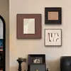 Pintura Colgante Estilo Medieval para Decoración de Pared de Fondo de Sofá en Sala de Estar, Estética de la Dinastía Song, Arte de Pared Tridimensional Retro Francés con un Toque de Lujo