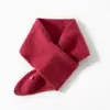 Bufanda de punto 100% lana pura para mujer, calentador de cuello cálido perforado de punto cruz para otoño e invierno, protector de cuello moderno y versátil