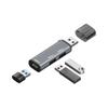 Hub tres en uno caliente transfronterizo Estación de acoplamiento USB3.0 Lector de tarjetas dedicado para portátil OTG Disco U Disco duro HUB
