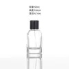 Frasco Dispensador de Perfume Redondo com Fundo Espesso 30ml Borrifador Hidratante de Pressão Frasco de Vidro Frasco Dispensador de Amostra de Cosméticos de Alta Qualidade