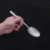 Conjunto de Colher e Garfo de Servir em Aço Inoxidável Purificado de Titânio, Colher e Garfo de Servir de Restaurante, Colher de Servir de Hotel, Escorredor, Louças