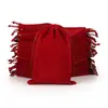 Bolsa de Veludo com Ponto e Cordão Bolsa de Armazenamento Cordão Cordão Bolsa para Joias Preta Bolsa de Armazenamento para Presente