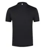 Camiseta de manga corta con cuello redondo, de malla de nylon tipo mariposa, tecnología de secado rápido y tacto frío, transpirable y cómoda, unisex, con bordado estampado