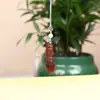Pluma Wen Chang tallada en palo de rosa y sándalo verde, un regalo para estudiantes que obtienen altas calificaciones en el examen de ingreso a la universidad, Colgante pequeño para cadena de teléfono móvil, Artículo coleccionable