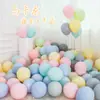 Globos Macaron de Doble Capa 10 Pulgadas 2.2 Gramos Set Doble de Globos Macaron Globos Decoración de Boda Globos para Arreglo de Fiesta en Centro Comercial