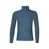 Roupa Térmica de Modal para Outono com 120 Contagens para Homens, Camiseta Térmica de Gola Alta, Peça Única Interna Fina, Camisa de Manga Longa Slim Fit