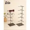 Soporte de Gafas Multicapa de Acero Inoxidable Exhibidor de Gafas para Tienda de Gafas Soporte de Exhibición de Gafas Soporte de Exhibición de Gafas de Sol Accesorios de Exhibición de Gafas de Sol