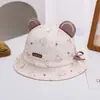 Gorro de Bebé Primavera y Otoño Cálido Gorro de Pescador Bebé Exterior Resistente al Viento Sombrilla Gorro Cubeta Hombres y Mujeres Mes Pequeño Sombrero para el Sol