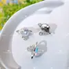 Moca de Colores con Colgante de Planeta Luna Estrella Pulsera de Cuentas Hecha a Mano DIY Pendientes Collar Accesorios de Joyería
