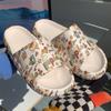 Pantuflas de Oso Lindas de Dibujos Animados para Mujer Verano Nuevas Estudiantes Hogar Antideslizantes Suaves Gruesas A5529xxzmty