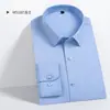 Camisas Masculinas OEM, Algodão de Fio Alto Amônia Líquida, Não Amassa, Antirrugas, Respirável, Fácil de Cuidar, Camisas Profissionais para Trabalho, Personalizadas