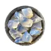Muestra de Mineral de Ópalo Sintético Piedra Cruda de Cristal Piedra para Difusor de Aromaterapia Grava de Mineral Crudo Piedra Desmagnetizante Adornos de Cristal