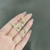 Pendientes Elegantes de Estilo Francés, Parecen de Hada, con Mariposas Tachonadas de Diamantes y Borlas de Perlas, Estilo Suave de Socialité, Pendientes de Moda para Celebridades de Internet