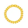 Pulsera de Corona de Moda Yihua Pulsera de Corolla Tallada a Mano Pulsera de Cabeza de Concha Estilo Hip-Hop Personalidad