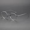 Nuevo Armazón de Lentes Poligonal Tortuga de un Millón de Años Mismo KMN7310 Disponible con Alta Miopía Armazón de Lentes Artístico de Titanio Puro