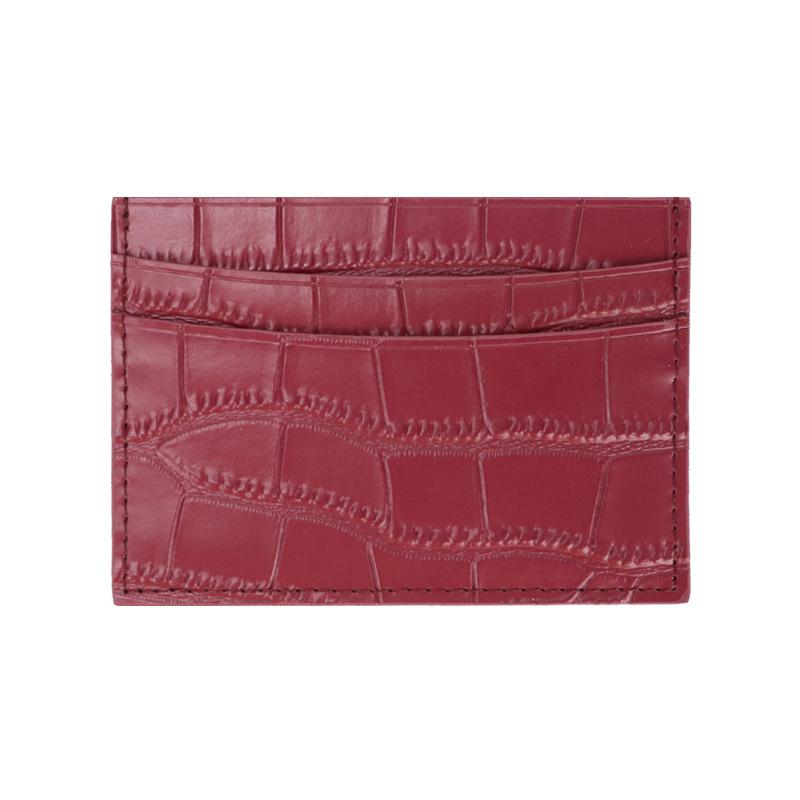 Burgundy Card Holder
