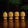 Buxo Zodíaco Pedra de Nascimento Método Antigo Portátil Pingente Samantabhadra Pingente Vajra Prajnaparamita Ornamento Pendente
