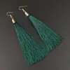 Pendientes de Borlas Estilo Japonés y Coreano Pendientes Largos Elegantes Estilo Étnico Accesorios para Cheongsam Rojo Vintage Accesorios para Orejas Estudiantes Mujeres