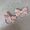 Cuerda para el pelo de bebé dulce linda niños niña pequeña goma elástica punto rosa mini lazo cuerda para el pelo anillo para el pelo tocado