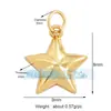 L45 Pulseira Colar Popular Europeu e Americano Pequeno Pingente Sol Estrela Lua Nuvens Colar com Pingente Colorido