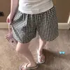 Roupa de Dormir Plus Size 220 Jin Feminina Verão Algodão Nuvem Shorts Finos Casuais Largos Preguiçosos Cintura Alta Perna Larga Calças de Caminhada