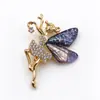 Asas de Anjo de Fada Estilo Coreano Broche Elegante Corsage de Borboleta Acessórios de Fantasia de Princesa do Balé Laço com Strass