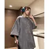 Directo del fabricante, camiseta retro morada de manga corta estilo chino para hombre y mujer, nueva tendencia de verano en top de media manga estilo chino para pareja, talla grande