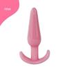 Plugue Anal Quatro Peças Backcourt Silicone Anal Plug Anal Contas frisadas Aparelho de masturbação feminina Sexo Adulto Suprimentos