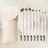 Cangzhou Juego de Brochas de Maquillaje Brocha para Sombra de Ojos Brocha para Rubor Rubor Fijación Iluminador Sombra Nasal Brocha para Principiantes