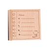 Sello original de luz retro para cuenta de mano, serie de cajas de mensajes, lindo gato, marco de guirnalda, decoración para cuenta de mano, sello de impresión 6