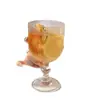 Estilo Ins Vintage Patrón Vertical Copa de Vino de Alto Valor Cromático Dulce Fruta Vino Bebida Taza de Cóctel Copa de Vino Tinto