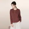 Camiseta de Manga Larga para Mujer Capa Base Holgada y Versátil Tejido de Punto para Primavera y Otoño Nuevo Estilo de Primavera para Mujer Top para Mujer