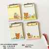 Gato Lindo Kuromi Oso Snoopy Animal Pequeño Clip en Página de Color Cuaderno Bloc de Notas Papelería para Estudiantes Cuaderno