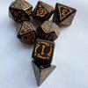 Nuevo Juego de 7 piezas Un Juego Traje Poliedral Dados Elemento de Halloween Dados Poliedrales Juego de Mesa Dungeons & Dragons