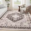 Alfombra de piso lavable de imitación cachemir persa vintage transfronteriza de Amazon para sala de estar y sofá, alfombra de tamaño completo hipoalergénica y duradera