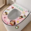 Tapete para Inodoro 2025 Nuevo Impermeable Sin Lavado Cubierta de Inodoro Junta Tapete Niña Lindo Asiento de Inodoro Universal para Cuatro Estaciones