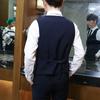 Traje Tang retro de estilo chino, ropa de primavera y otoño, traje bordado con cuello levantado, traje Zhongshan para hombre, traje de boda, traje de tres piezas