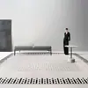Manta para el hogar Nuevo estilo Lujo ligero Moderno Simple Sala de estar Sofá Mesa de centro Manta Dormitorio Comedor Alfombra Antideslizante Resistente a la suciedad