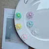 Nuevos accesorios de resina de pétalos puntiagudos de colores para proyectos de bricolaje: pegamento cremoso, fundas para teléfono, llaveros, zuecos y materiales para pulseras